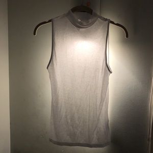 Full white high necked shirt!